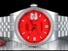 Rolex|Datejust 36 Custom Rosso Jubilee Red Ferrari - Double Dial|16220
